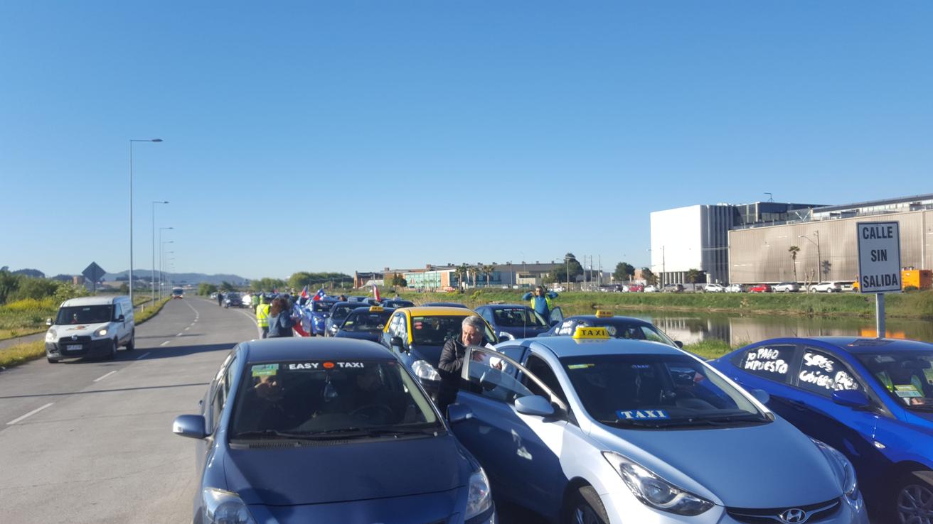 Taxistas contra Uber