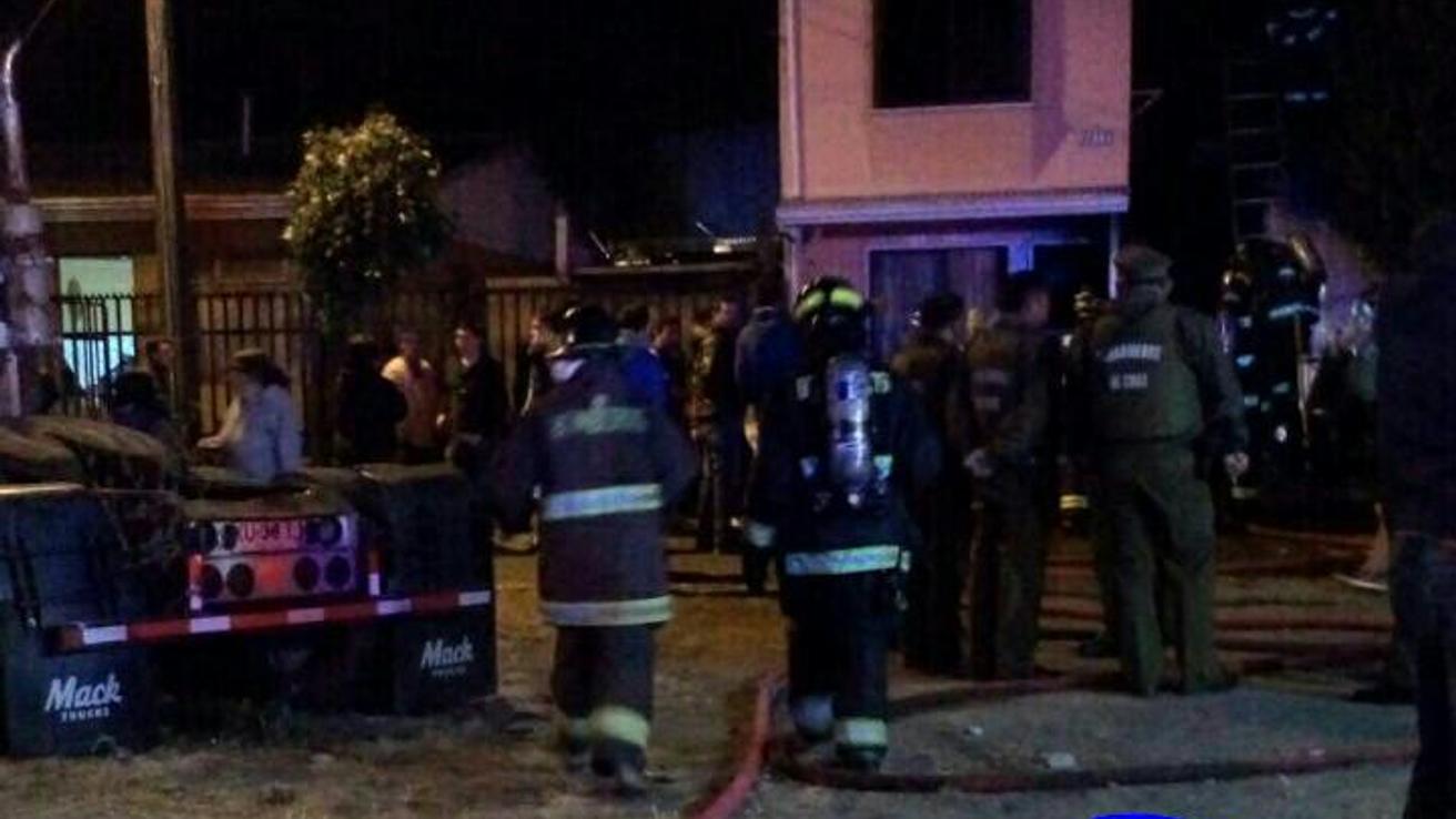 Incendio en Hualpén