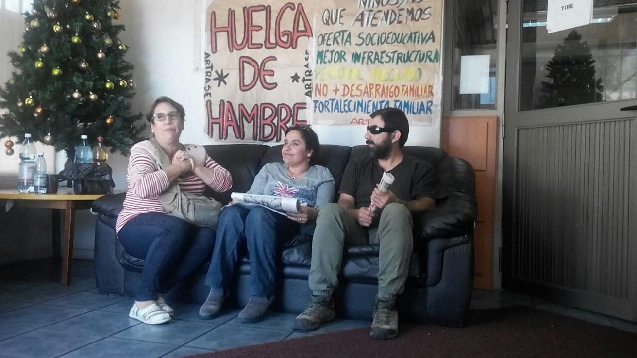 HUELGA DE HAMBRE SE MANTIENE EN SENAME