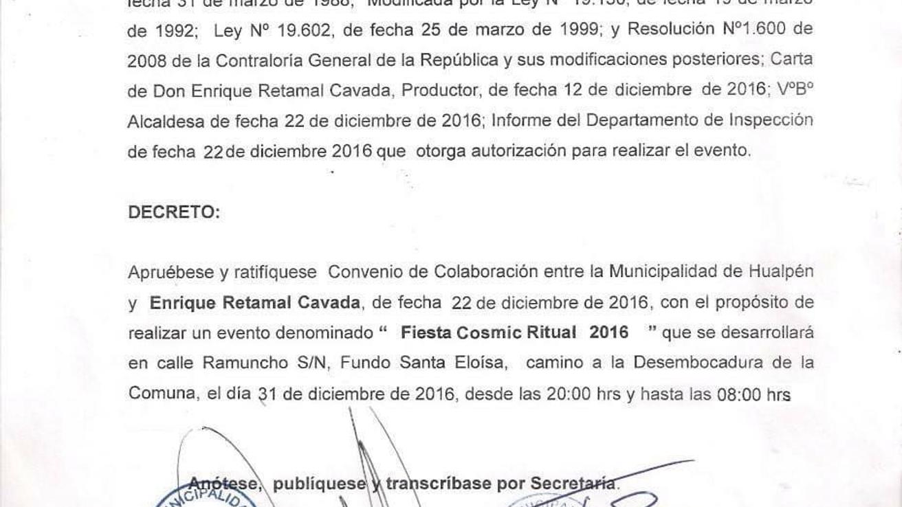 Alcaldesa de Hualpén denunció falsificación de firma para fiesta masiva