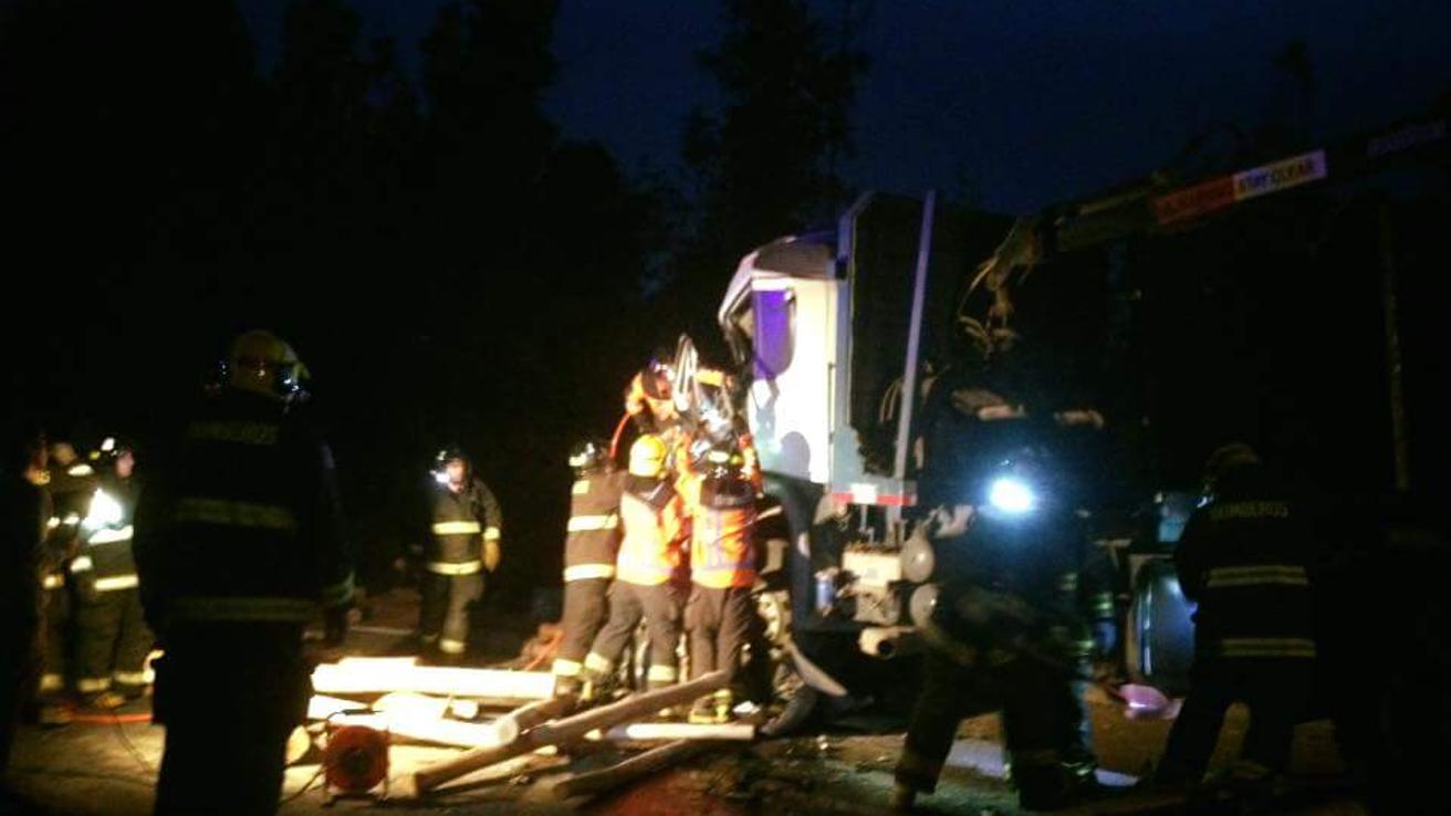 Trágico accidente en Ruta de la Madera