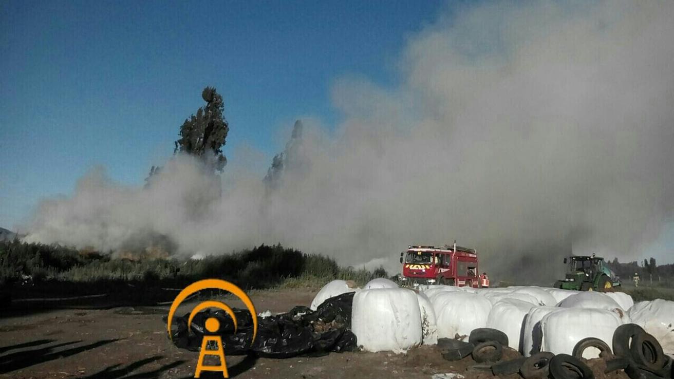 Incendio afectó histórica hacienda El Roble