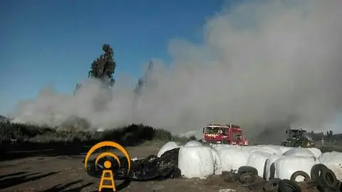Incendio afectó histórica hacienda El Roble