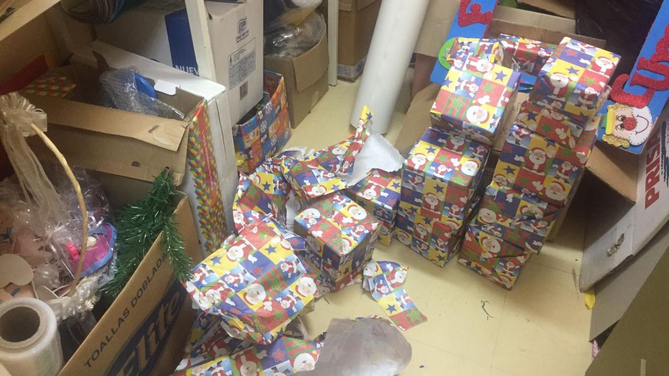 Les robaron la navidad