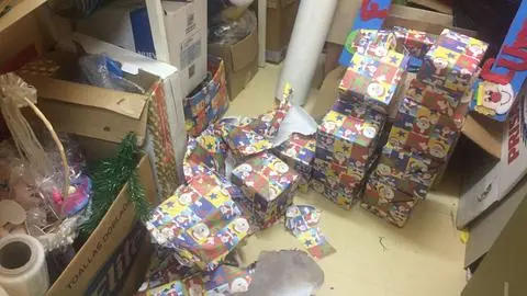 Les robaron la navidad