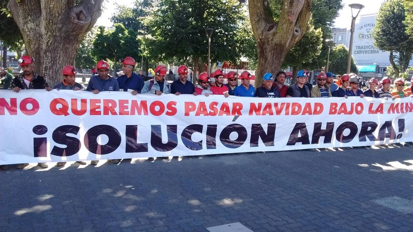 Mineros de Santa Ana bloquearon accesos