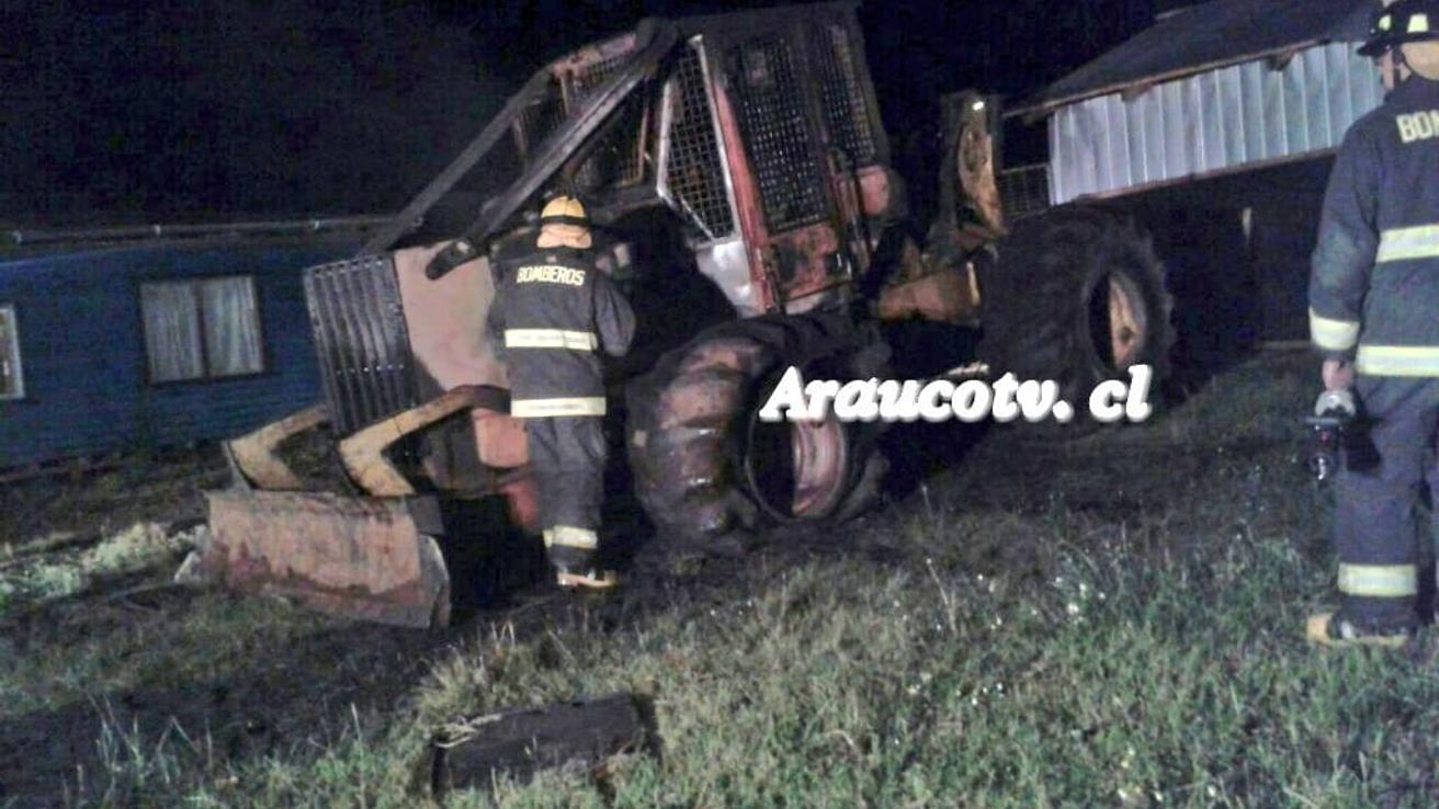Nuevo ataque incendiario al sur de la Provincia de Arauco