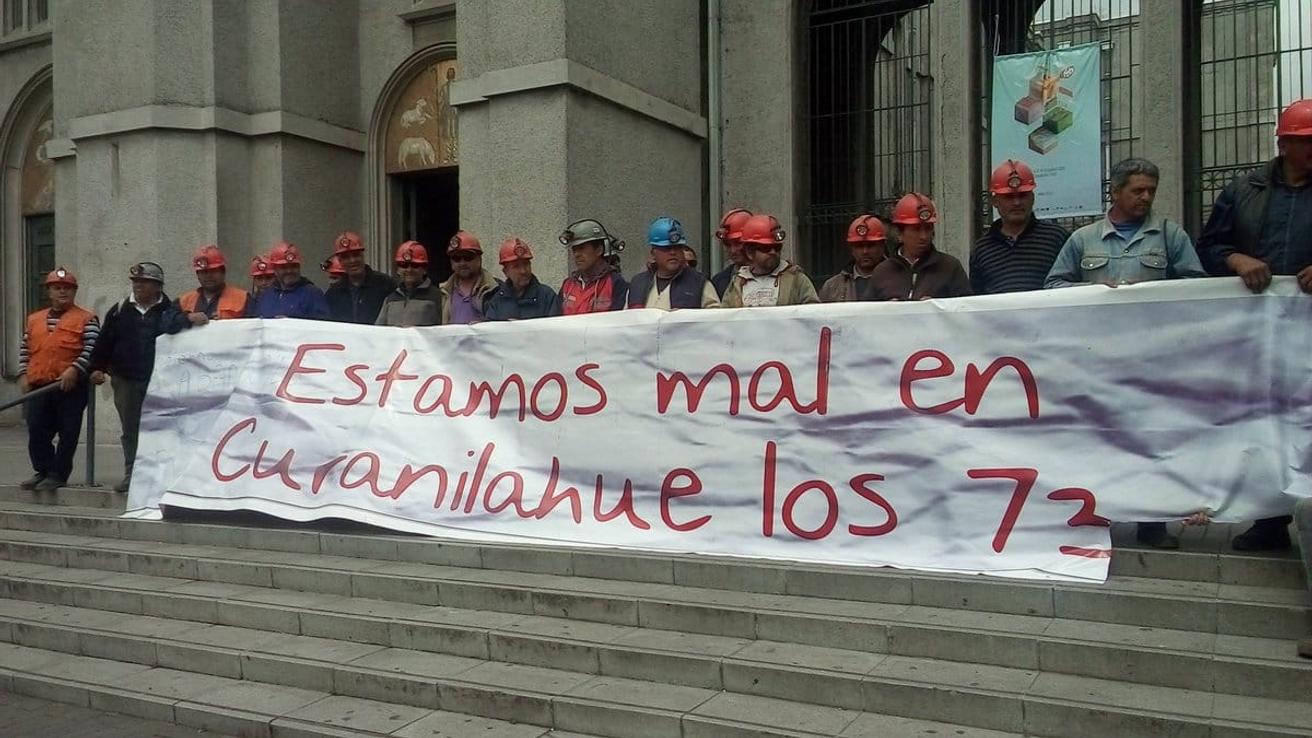 Chomalí mediará: mineros de Curanilahue amenzan con bajar a sus familias con ellos