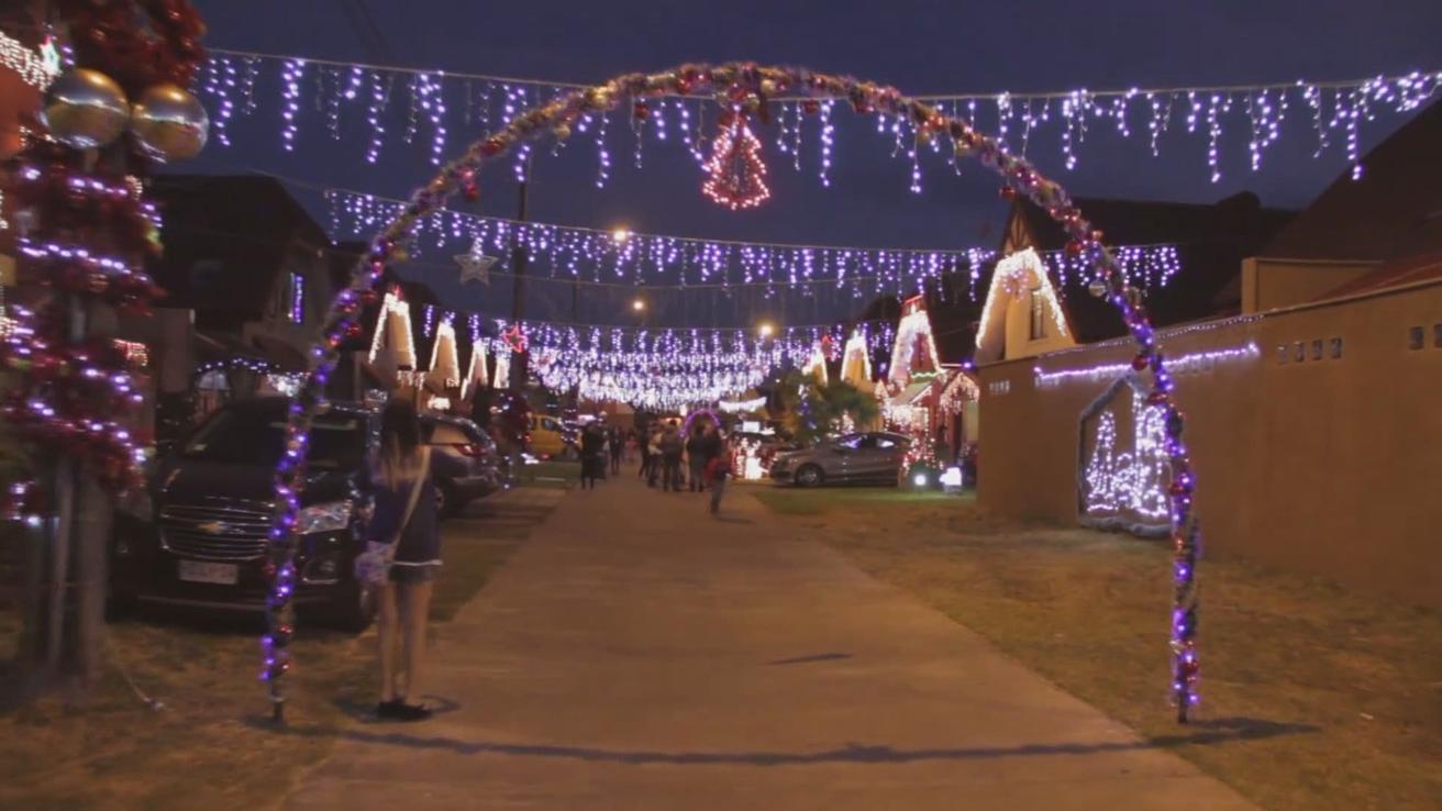 MAGIA: La hermosa decoración navideña ideada por vecinos de Talcahuano