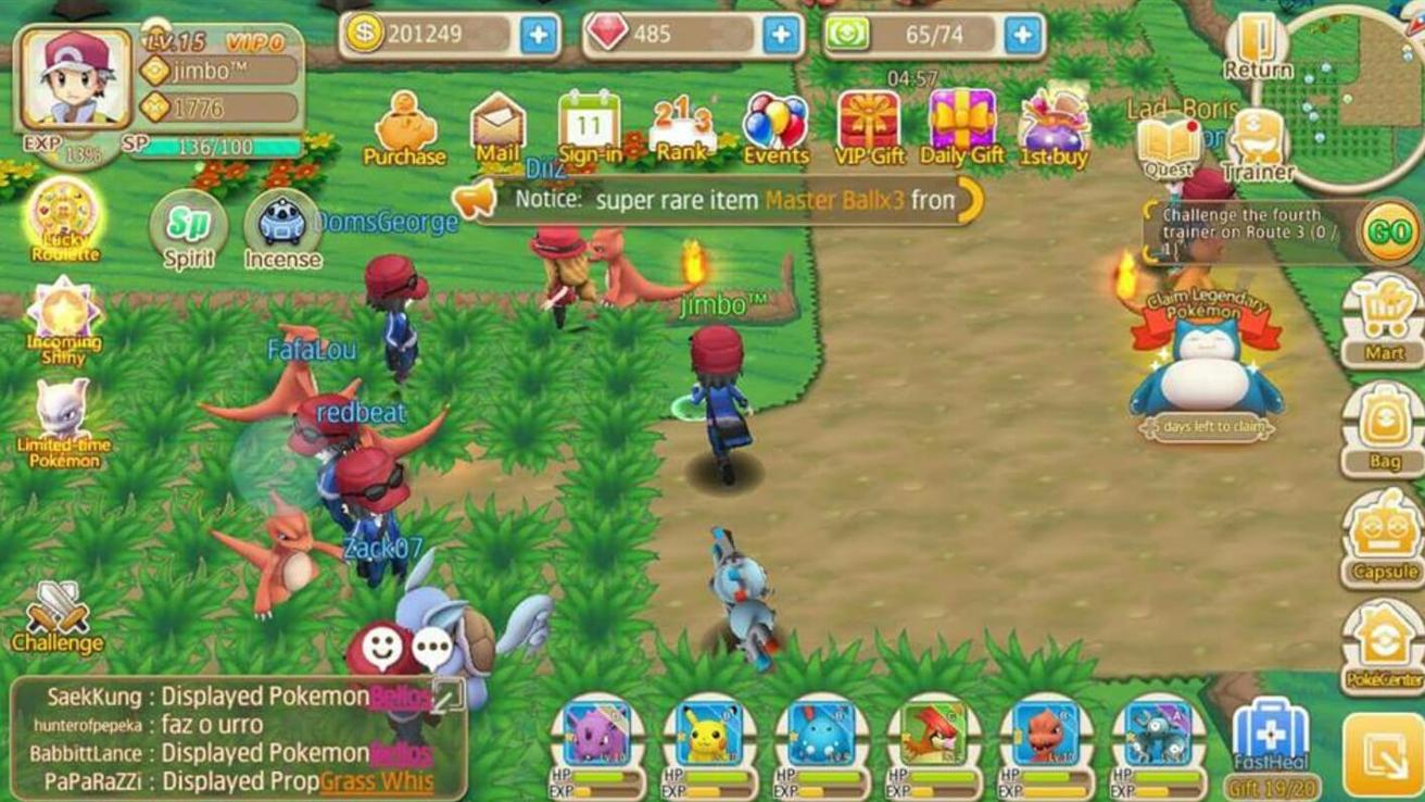 ¿Y tú? ¿Conoces el juego Pokémon de android?