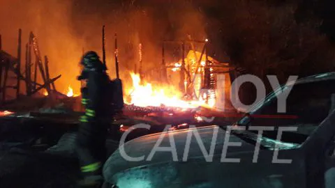 ATAQUE INCENDIARIO DEJA A CUIDADOR DE FUNDO FALLECIDO EN CAÑETE