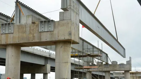 Trabajos del Puente Bicentenario ya llevan un 22% de avance