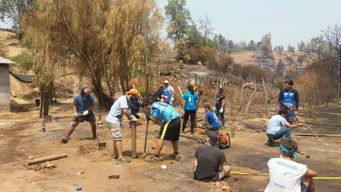 Aún se mantienen 2 incendios forestales activos en la Región del Biobío