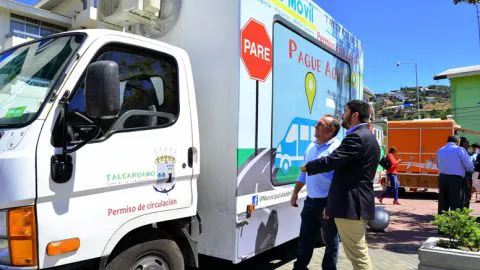 Muni Móvil el sistema que acercará el pago del permiso de circulación a los vecinos en Talcahuano