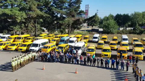 Masiva fiscalización a furgones escolares en el Cap de Talcahuano