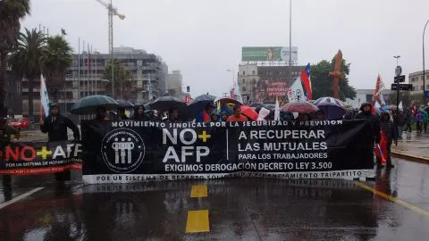 No importó la lluvia!!! La Región del Biobío dijo NoMásAFP