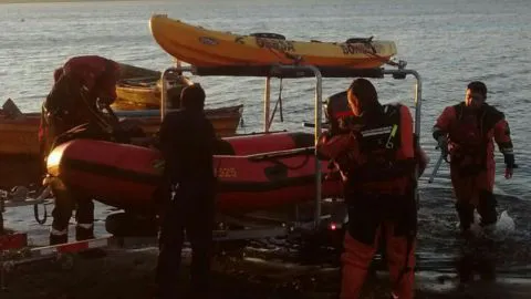 Joven extraviado tras ingresar a la desembocadura del Río Biobío en Boca Sur Viejo