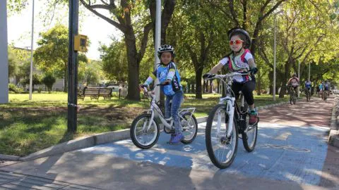 ¡Atención ciclistas! Inauguraron nuevo tramo de ciclovía en Los Ángeles