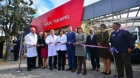 Autoridades dieron por inaugurado el nuevo SAR Tucapel