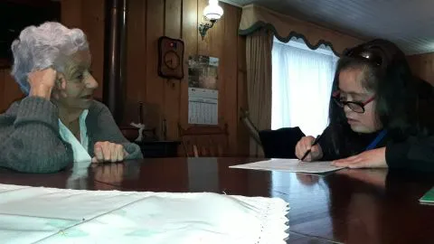 Joven cañetina dio ejemplo en el censo 2017