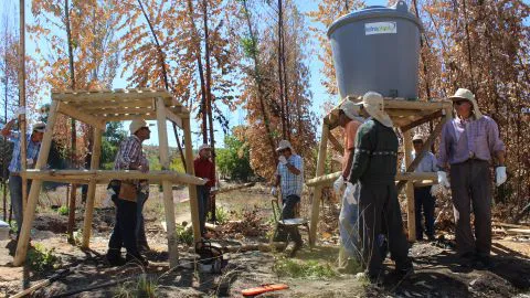 Al fin volverán a contar con torres de agua potable