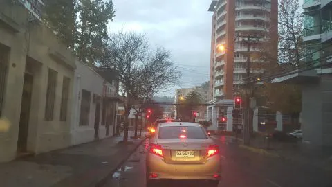 Lluvia se dejó sentir con fuerza en el Biobío