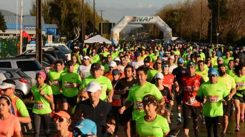 Deportistas con capacidades diferentes encabezaron tradicional Corrida  Familiar e Inclusiva ENAP 2017