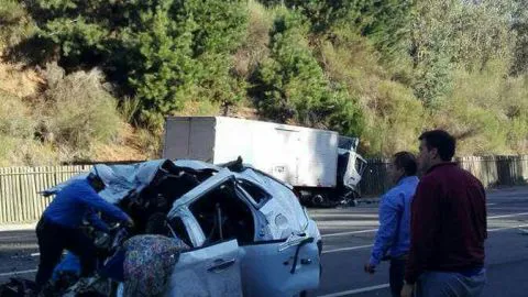 Grave accidente deja 3 muertos en Autopista del Itata