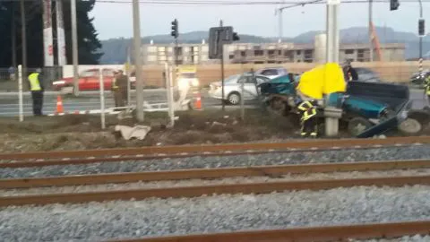 Accidente de Biotrén fue en un paso particular