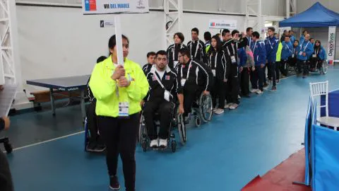 Tenimesistas paralímpicos llegaron hasta la Región del Biobío
