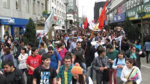 Nueva marcha estudiantil en Concepción y el país