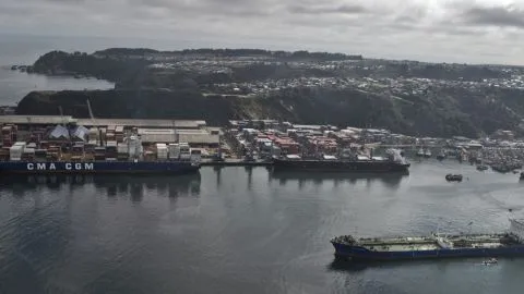 Cierran 6 puertos en el Biobío por el paso del sistema frontal