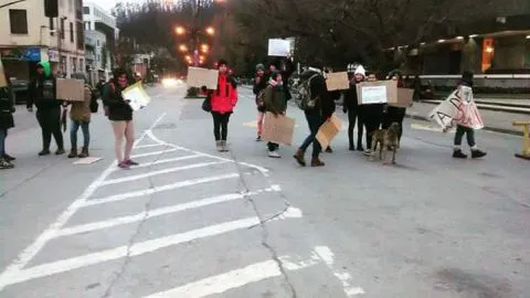 Estudiantes de Periodismo UdeC se manifestaron en contra de los acosos sexuales al interior de la carrera