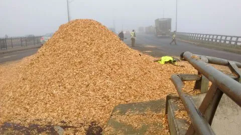 El motivo de la congestión vial en el Puente Llacolén