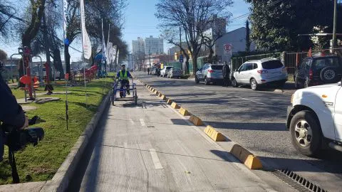 La primera ciclovía de alto estándar de Concepción ya fue inaugurada