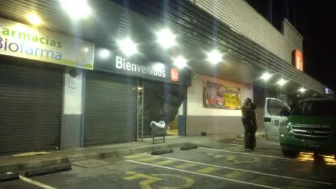 Nuevamente delincuentes intentan robar cajero automático