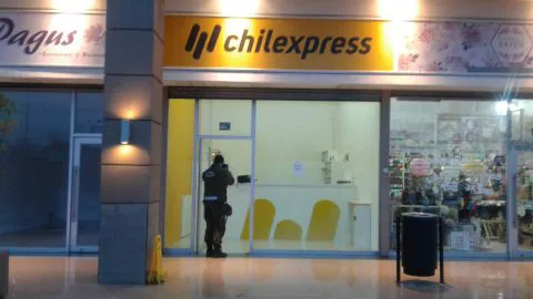 Un robo con violencia se registró en el local Chilexpress de Coronel