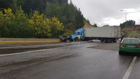 Grave accidente dejó 8 lesionados en el Enlace Penco Liquén