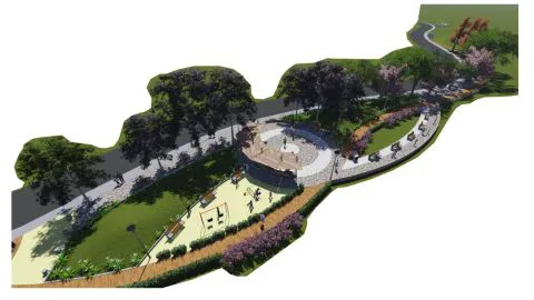 Así será el parque mirador más grande de la Provincia de Concepción