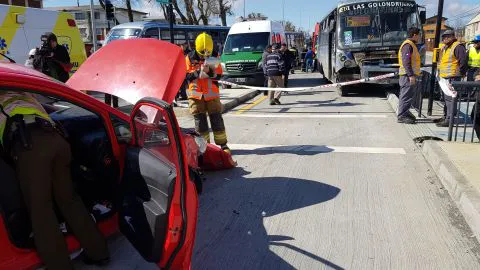 Se registró el primer accidente en el corredor de transporte de 21 de mayo