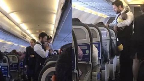 Pasajera destaca noble gesto de auxiliar en vuelo Santiago-Concepción
