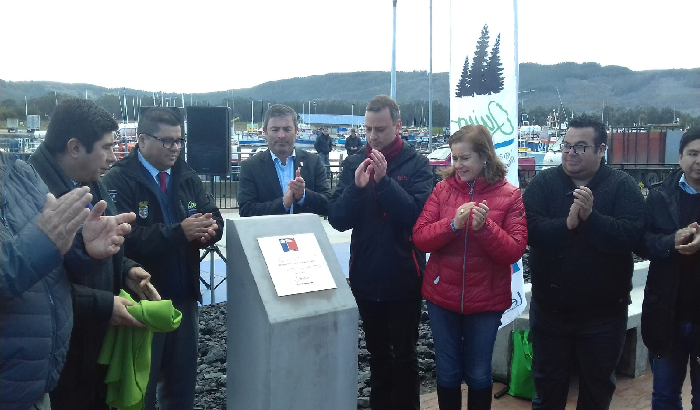 Inauguran nueva sede y plaza en una comuna de Lebu