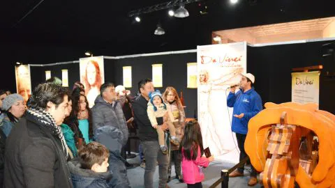 Más de 30 mil personas han disfrutado de exhibición de Leonardo Da Vinci