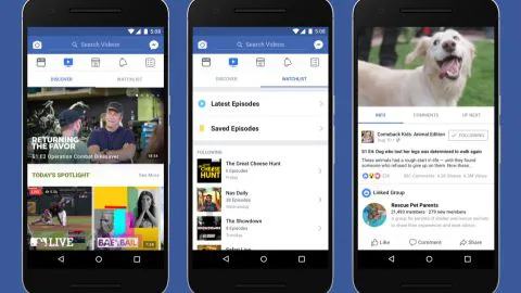 Watch, la nueva plataforma para ver programas en Facebook