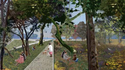 La nueva cara que tendrá el Parque Humedal Los Batros en San Pedro de la Paz