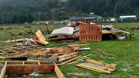 Tromba marina causó serios daños en la Provincia de Arauco