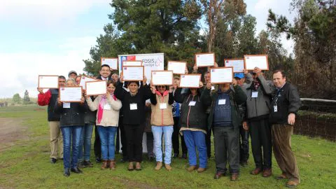 Afectados por incendios forestales terminaron importante capacitación para levantar sus emprendimientos