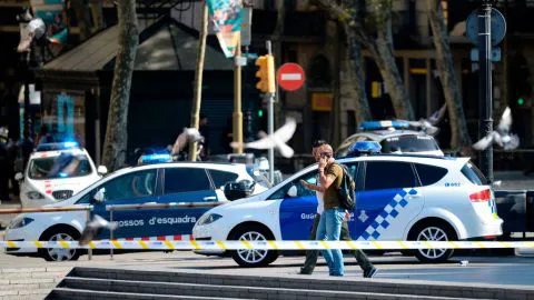 Decenas de personas atropelladas en Barcelona