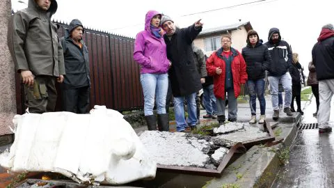 Temporal causa estragos: 46 familias resultaron afectadas en Hualpén