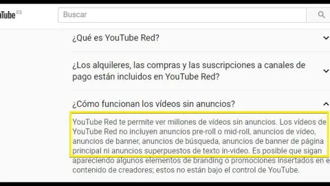 YouTube Red, el YouTube por el que pagas para no ver anuncios, te muestra anuncios